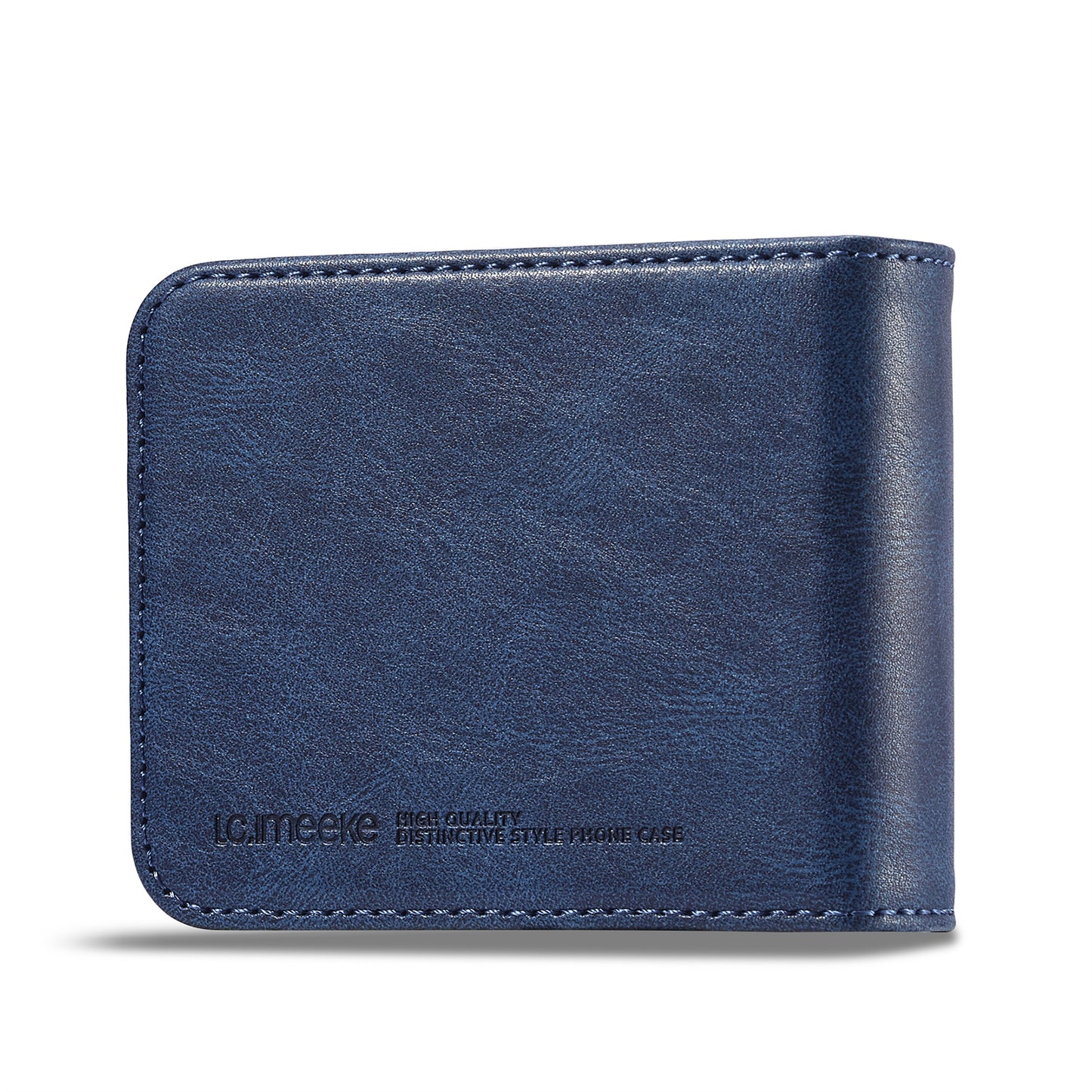 LC.IMEEKE For Samsung Galaxy Z Flip6 5G Phone Case RFID Blocking Card Slot PU Leather Cover - Blue