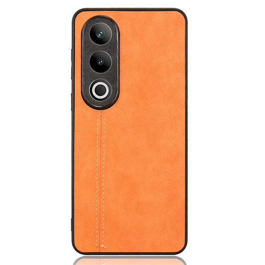 For OnePlus Ace 3V 5G Case PU Leather+PC+TPU Phone Back Cover Stitching Line Design - Orange