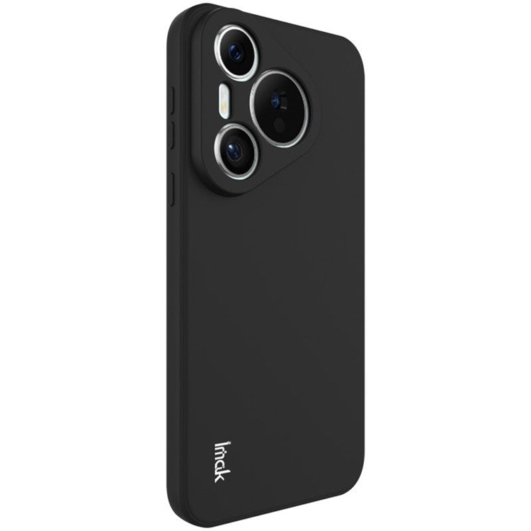 IMAK UC-4 Series For Huawei Pura 70 Flexible TPU Case Straight Edge Protective Phone Cover - Black
