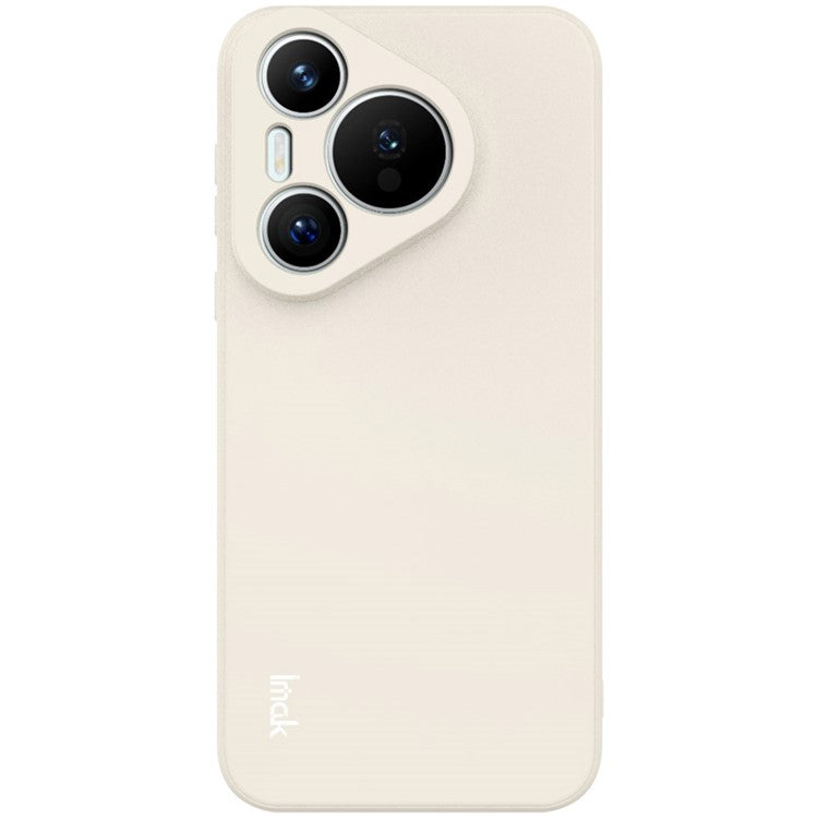IMAK UC-4 Series For Huawei Pura 70 Flexible TPU Case Straight Edge Protective Phone Cover - White