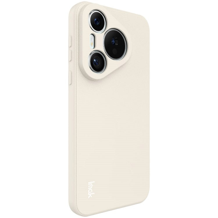 IMAK UC-4 Series For Huawei Pura 70 Flexible TPU Case Straight Edge Protective Phone Cover - White