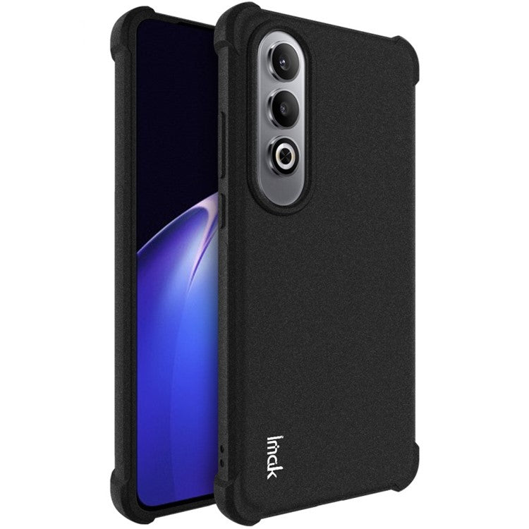 IMAK For OnePlus Nord CE4 5G / Oppo K12 Cases TPU Shockproof Airbag Phone Shell Matte Phone Cover - Black