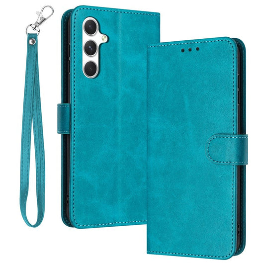 For Samsung Galaxy A14 4G / 5G Anti-Fall Calf Texture Phone Cover Mobile Accessories Wholesale - Green