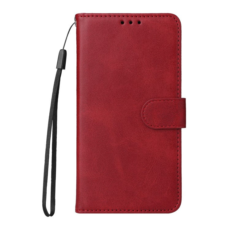 Phone Stand Case for OnePlus Nord CE4 5G / Oppo K12 Magnetic Leather Flip Wallet Phone Cover - Red
