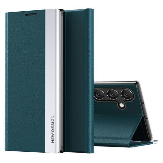 For Samsung Galaxy M55 5G / C55 5G / F55 5G Case Stand Shockproof Leather Phone Cover - Green