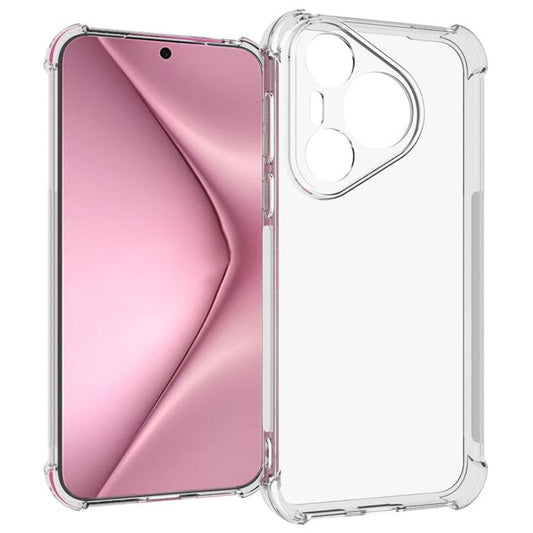 For Huawei Pura 70 Clear Case Shockproof Reinforce Corners TPU Phone Cover