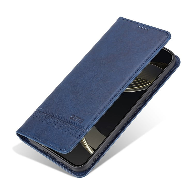 AZNS For Samsung Galaxy M55 5G / C55 5G / F55 5G Case Wallet PU Leather Magnetic Absorption Phone Cover - Blue