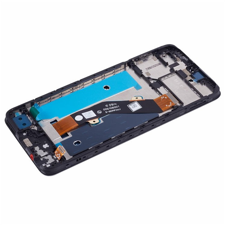 For TECNO Spark Go 2023 4G BF7 Grade C LCD Screen and Digitizer Assembly + Frame Replacement Part (Without Logo)