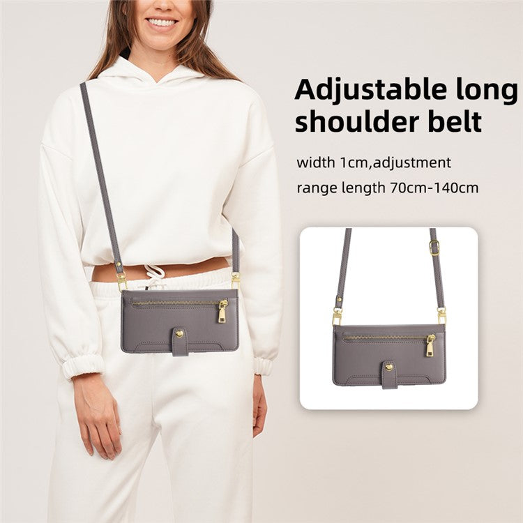 For Huawei Pura 70 Ultra Zipper Wallet Case Shockproof PU Leather Flip Phone Cover - Grey