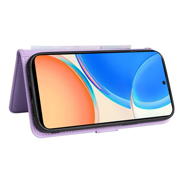BETOPNICE 005 For Honor X8 4G / X30i / Play6T Pro Leather Case Wallet Detachable Magnetic Phone Cover - Purple