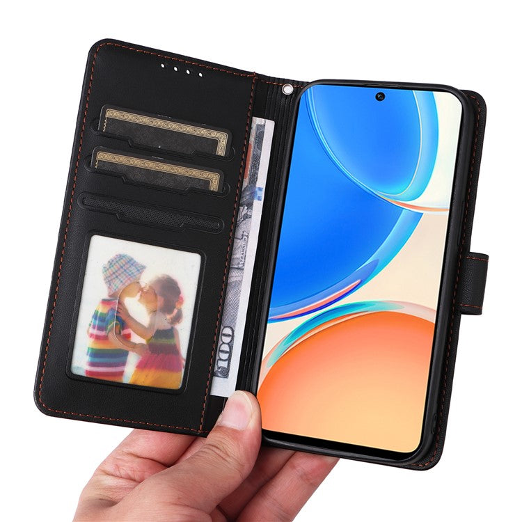 BETOPNICE 005 For Honor X8 4G / X30i / Play6T Pro Leather Case Wallet Detachable Magnetic Phone Cover - Black