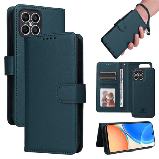 BETOPNICE 005 For Honor X8 4G / X30i / Play6T Pro Leather Case Wallet Detachable Magnetic Phone Cover - Blue