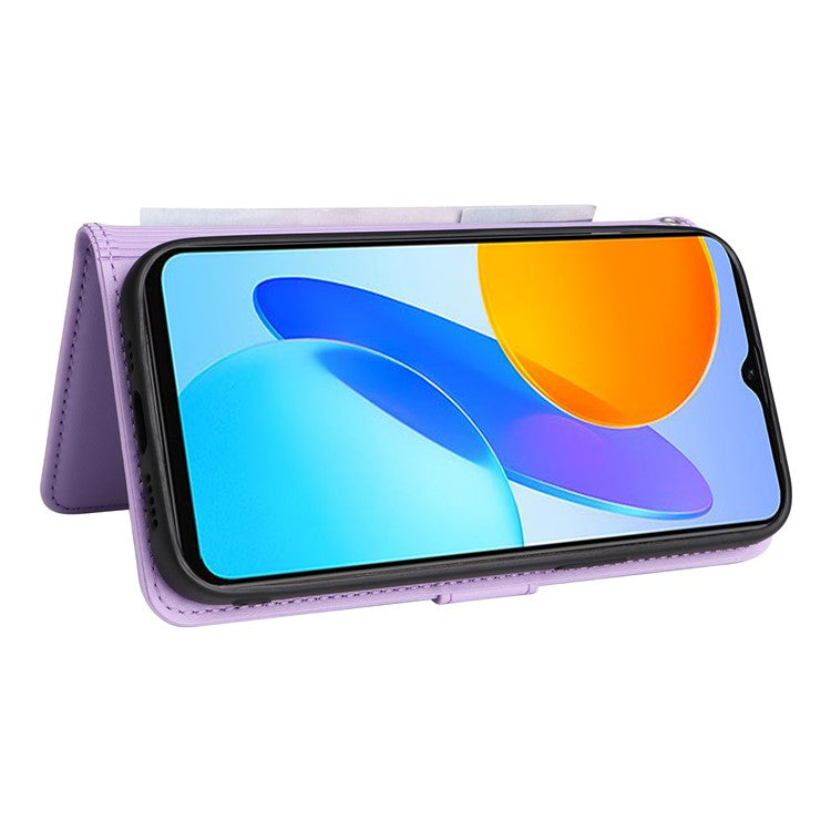 BETOPNICE 005 For Honor X8 5G / X6 4G / Play6C 4G / X6s 4G / 70 Lite / X8a 5G Case Detachable Wallet Leather Phone Cover - Purple