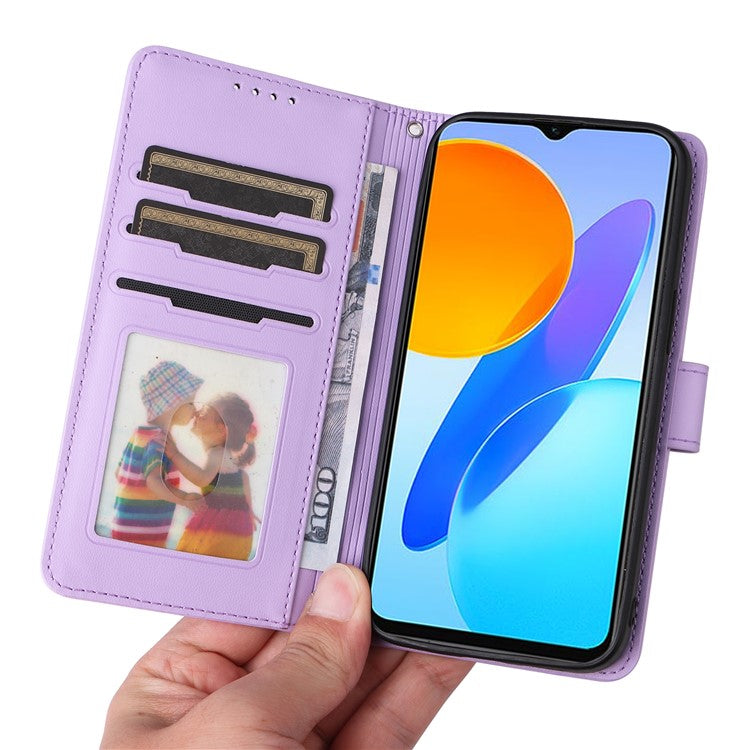 BETOPNICE 005 For Honor X8 5G / X6 4G / Play6C 4G / X6s 4G / 70 Lite / X8a 5G Case Detachable Wallet Leather Phone Cover - Purple