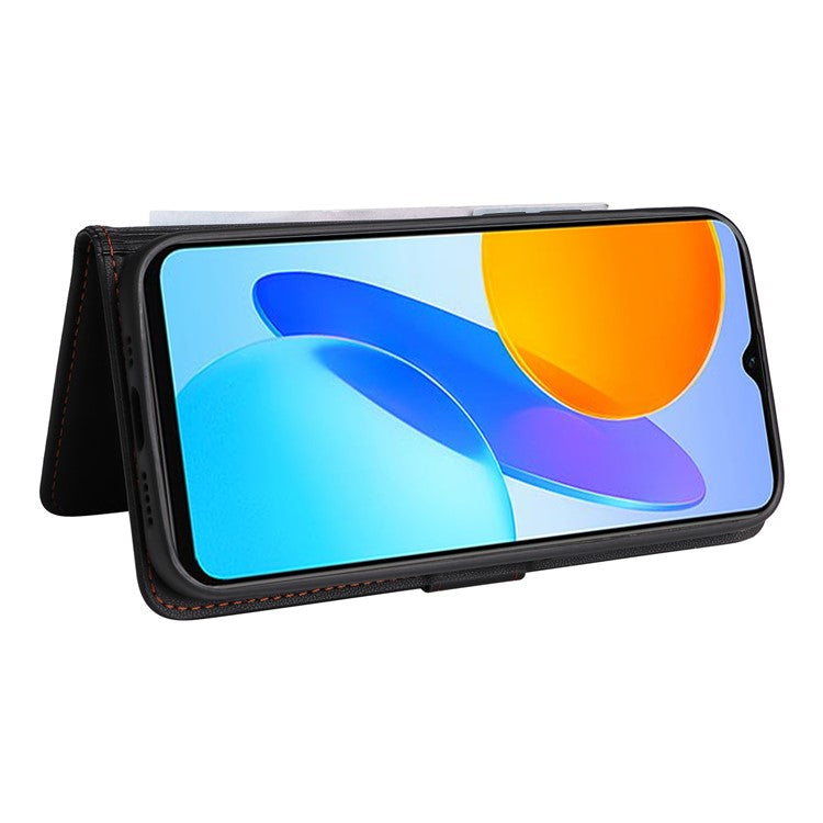 BETOPNICE 005 For Honor X8 5G / X6 4G / Play6C 4G / X6s 4G / 70 Lite / X8a 5G Case Detachable Wallet Leather Phone Cover - Black