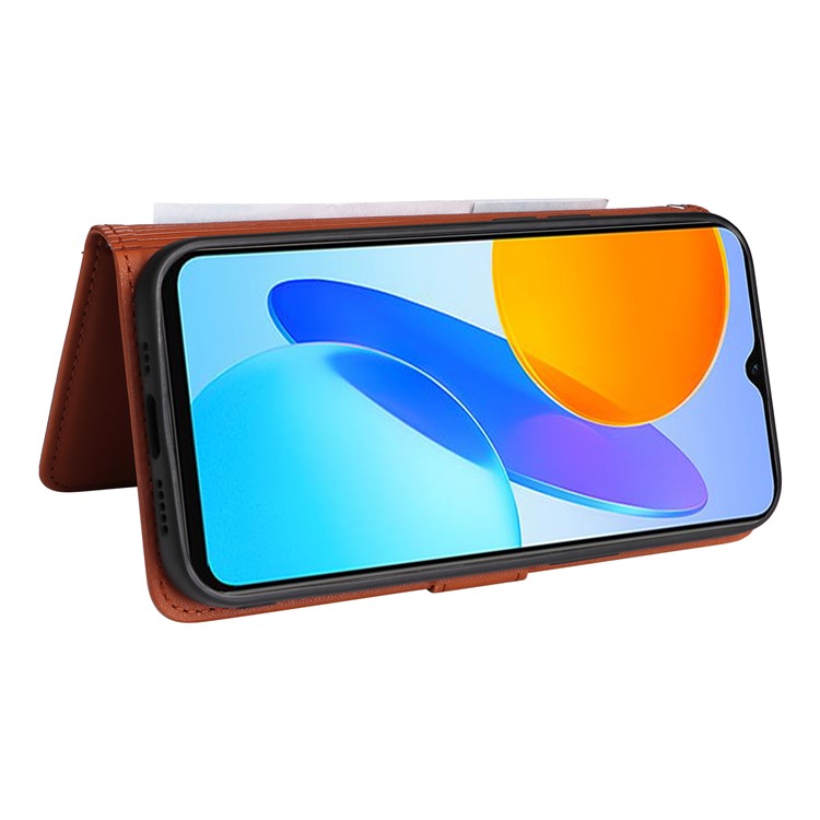BETOPNICE 005 For Honor X8 5G / X6 4G / Play6C 4G / X6s 4G / 70 Lite / X8a 5G Case Detachable Wallet Leather Phone Cover - Brown
