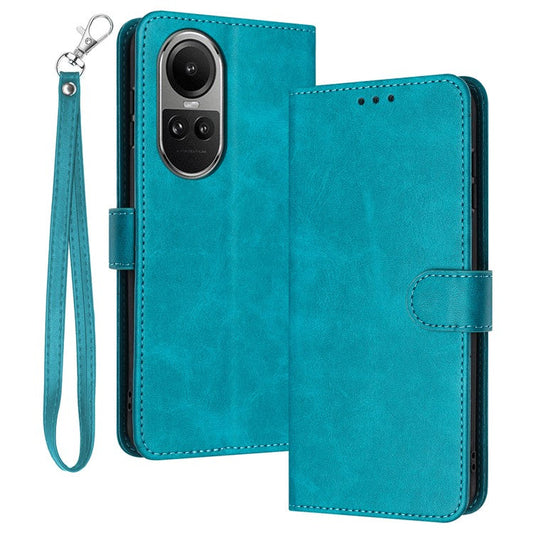 PU Leather Phone Cases for Oppo Reno10 5G (Global) / Reno10 Pro 5G (Global) Wholesale Wallet Mobile Phone Stand Cover - Green
