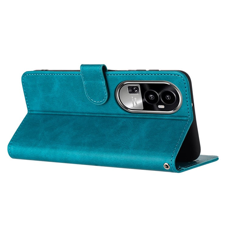 Leather Phone Cases for Oppo Reno10 Pro+ 5G Wholesale Wallet Mobile Phone Stand Cover - Green