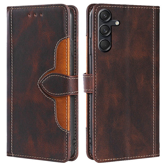 For Samsung Galaxy M55 5G / C55 5G / F55 5G Wallet Case Leather Phone Cover Mobile Accessories Wholesale Supplier - Brown