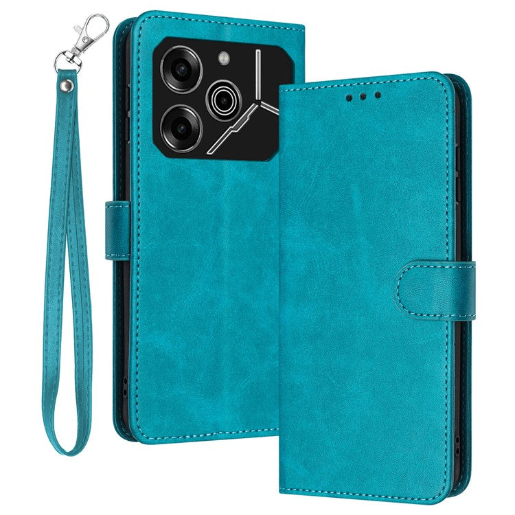 For TECNO Pova 6 Pro 5G LI9 Business Phone Case Leather Wallet Drop Protection Cover - Green