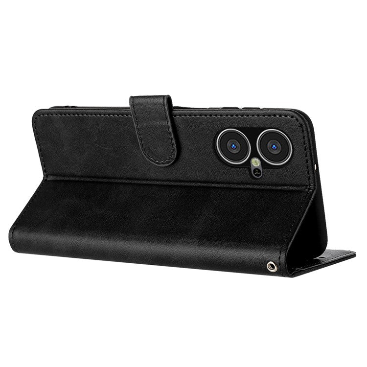 For TECNO Pova Neo 3 4G Case Full Protection Phone Wallet Cover Mobile Accessories Wholesale - Black