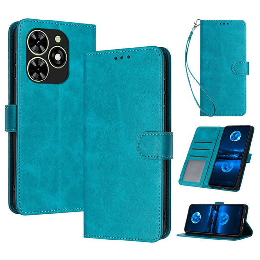 For TECNO Pop 8 / Spark Go 2024 4G / Infinix Smart 8 4G / Hot 40i / Spark 20C / itel P55 / Infinix Smart 8 Pro 4G Leather Phone Case - Green