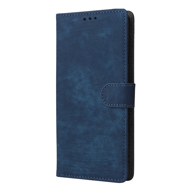 For Motorola Edge 50 Ultra 5G / Moto X50 Ultra 5G Phone Case Wallet PU Leather Flip Cover with RFID Blocking - Blue