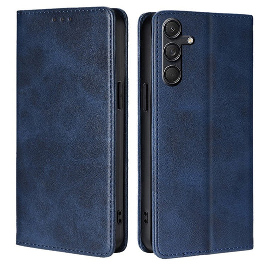 For Samsung Galaxy M55 5G / C55 5G / F55 5G Case Magnetic Closing PU Leather Wallet Stand Phone Cover - Sapphire