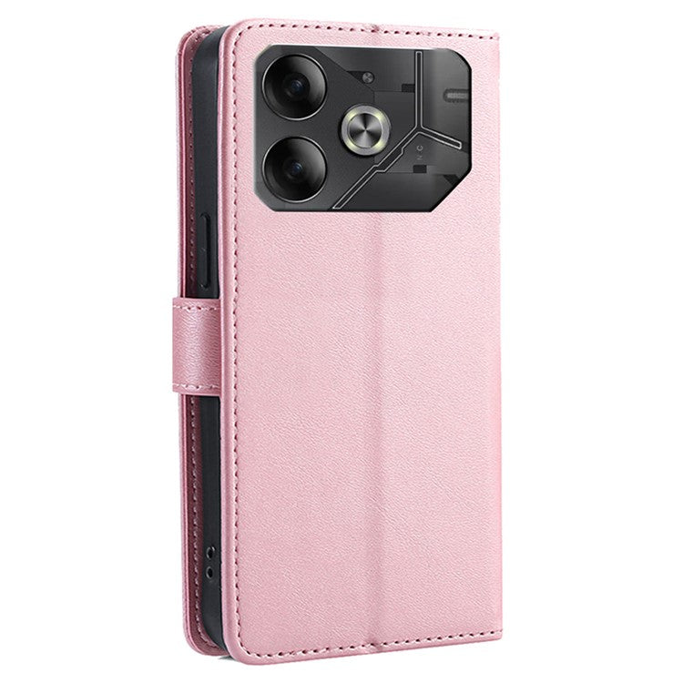 For TECNO Pova 6 5G Case Wallet Leather Phone Cover Mobile Accessories Wholesale - Rose Gold