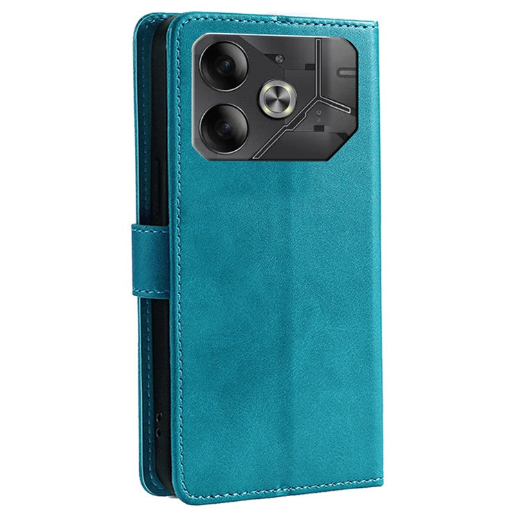 For TECNO Pova 6 5G Case Wallet Leather Phone Cover Mobile Accessories Wholesale - Baby Blue