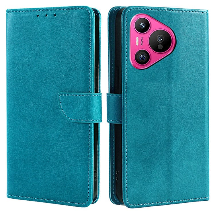 For Huawei Pura 70 Shockproof Case Wallet Leather Phone Cover Wholesale - Baby Blue