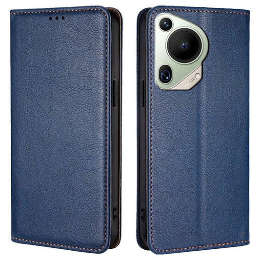 For Huawei Pura 70 Ultra Case Leather Phone Cover Mobile Accessories Wholesale Supplier - Blue