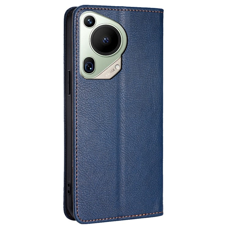 For Huawei Pura 70 Ultra Case Leather Phone Cover Mobile Accessories Wholesale Supplier - Blue