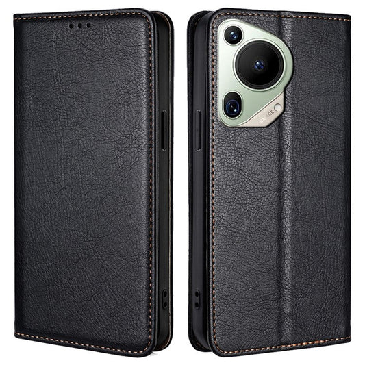 For Huawei Pura 70 Ultra Case Leather Phone Cover Mobile Accessories Wholesale Supplier - Black