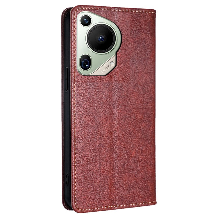 For Huawei Pura 70 Ultra Case Leather Phone Cover Mobile Accessories Wholesale Supplier - Brown