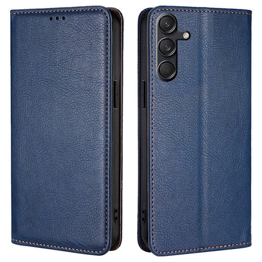 For Samsung Galaxy M55 5G / C55 5G / F55 5G Wallet Case Magnetic Auto-Absorbed Leather Phone Cover - Blue