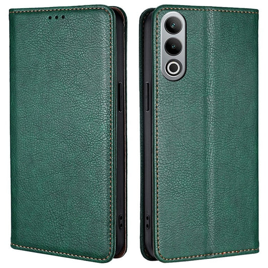 For OnePlus Nord CE4 5G Phone Case Leather Wallet Cover Mobile Accessories Wholesale - Green