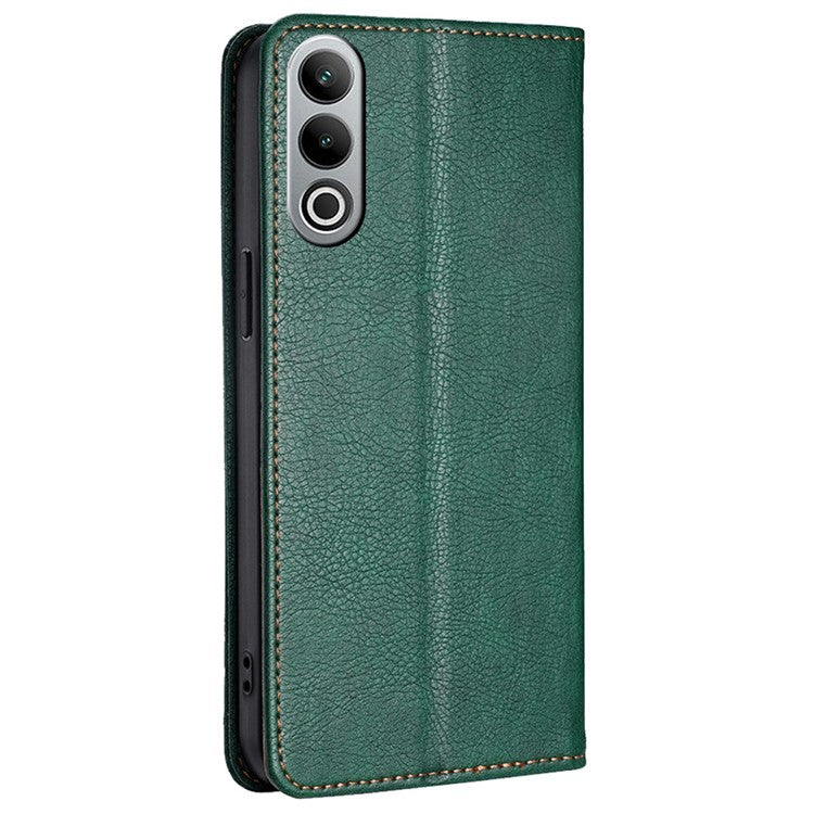 For OnePlus Nord CE4 5G Phone Case Leather Wallet Cover Mobile Accessories Wholesale - Green