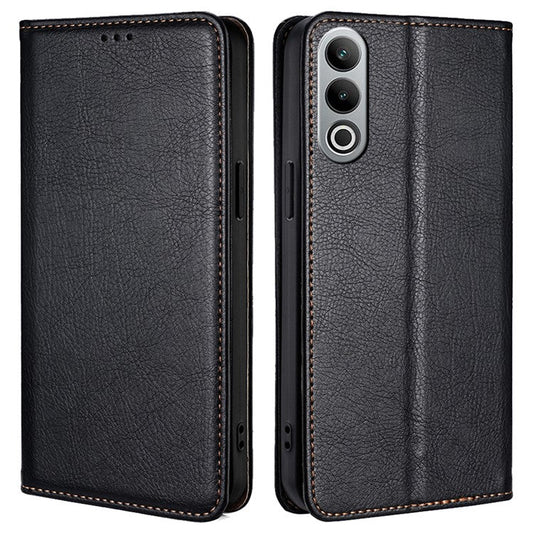 For OnePlus Nord CE4 5G Phone Case Leather Wallet Cover Mobile Accessories Wholesale - Black