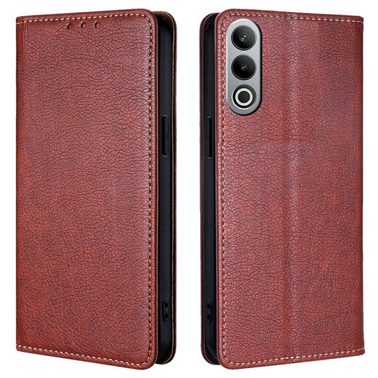 For OnePlus Nord CE4 5G Phone Case Leather Wallet Cover Mobile Accessories Wholesale - Brown