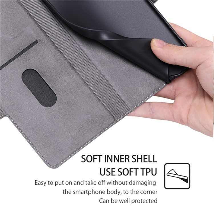 For Huawei Pura 70 Ultra Cover Ultra Thin Leather Card Slots Magnetic Phone Case - White