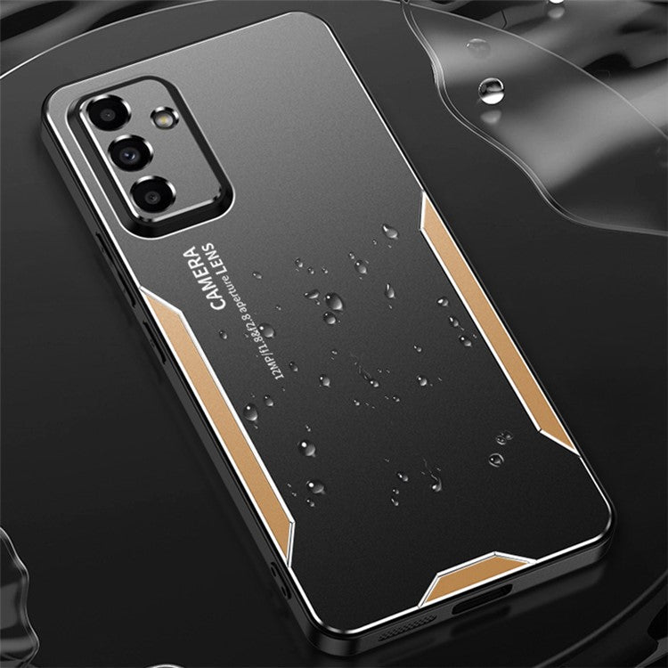 For Samsung Galaxy M55 5G / C55 5G / F55 5G Case Aluminum Alloy+PC+TPU Military Drop Protection Phone Cover - Red