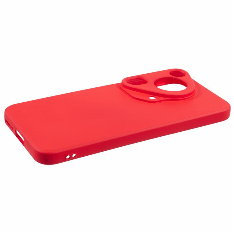 For Huawei Pura 70 Ultra Case Anti-Scratch Fiber Lining TPU Phone Cover - Red