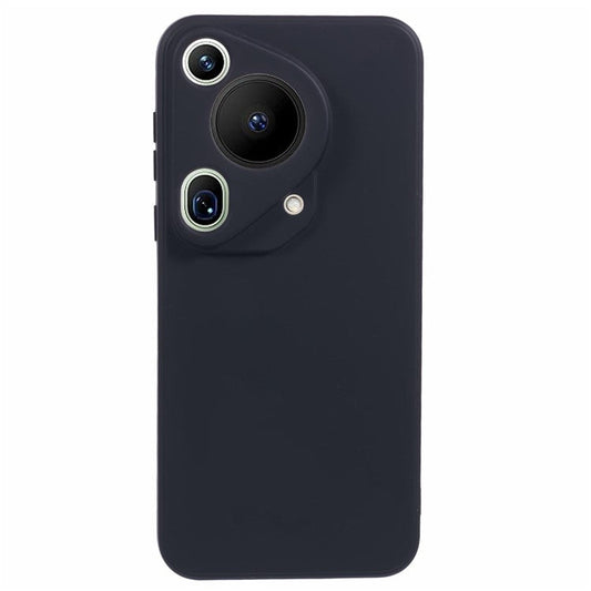 For Huawei Pura 70 Ultra Case Anti-Scratch Fiber Lining TPU Phone Cover - Black