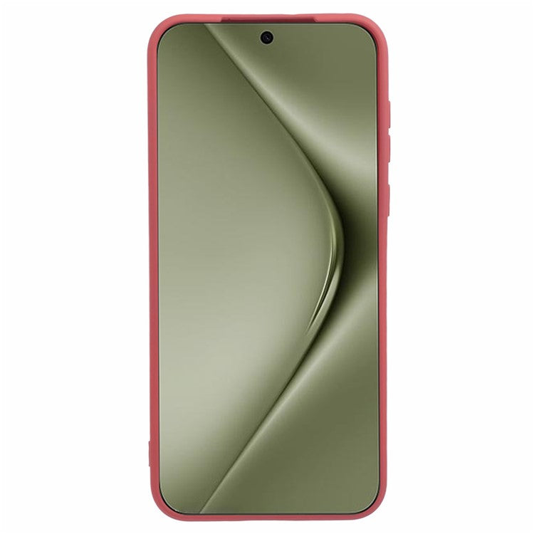 For Huawei Pura 70 Ultra Case Anti-Scratch Fiber Lining TPU Phone Cover - Hawthorn Red