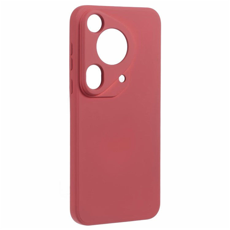 For Huawei Pura 70 Ultra Case Anti-Scratch Fiber Lining TPU Phone Cover - Hawthorn Red