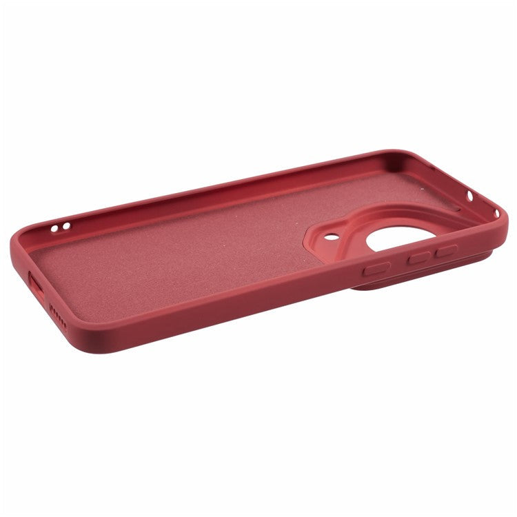 For Huawei Pura 70 Ultra Case Anti-Scratch Fiber Lining TPU Phone Cover - Hawthorn Red