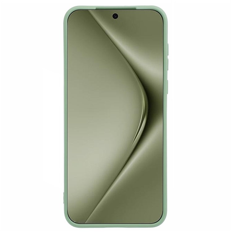 For Huawei Pura 70 Ultra Case Anti-Scratch Fiber Lining TPU Phone Cover - Matcha Green