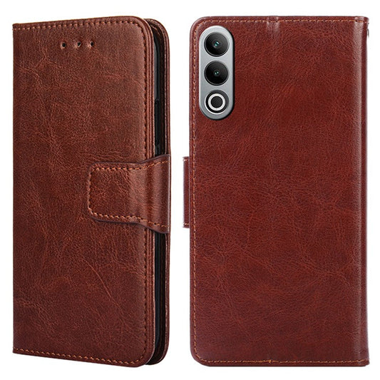 For OnePlus Nord CE4 5G Case Leather Wallet Stand Cover Phone Accessories Distributors - Brown