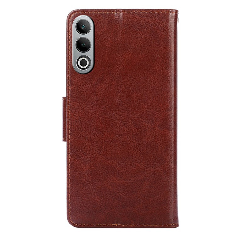 For OnePlus Nord CE4 5G Case Leather Wallet Stand Cover Phone Accessories Distributors - Brown